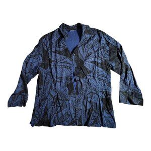 Vintage Tianello Blue Button Down long sleeve alternative